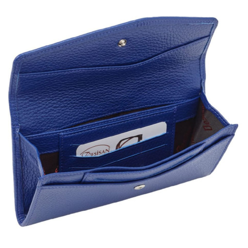 Гаманець жіночий Desisan 113-607 яскраво синій флотар