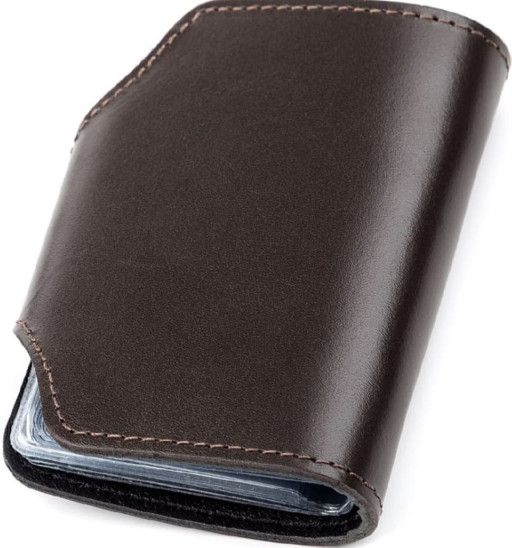 Холдер вертикальний Shvigel 13912 шкіряний Коричневий