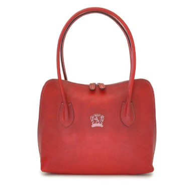 Pratesi BCL463 - Shoulder Bag Talla in cowhide leather Bruce Cherry