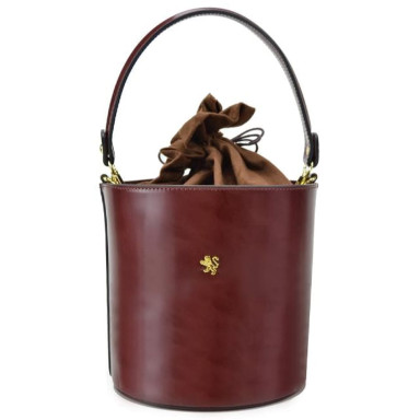 Pratesi RCH335 - Cross Body Bag Secchiello R355 in cow leather Secchiello R335 Chianti