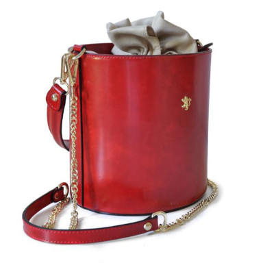 Pratesi RCH335 - Cross Body Bag Secchiello R355 in cow leather Secchiello R335 Chianti