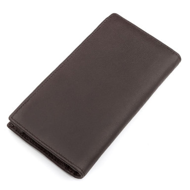 Мужской купюрник ST Leather 18368 (ST148) функциональный Коричневый