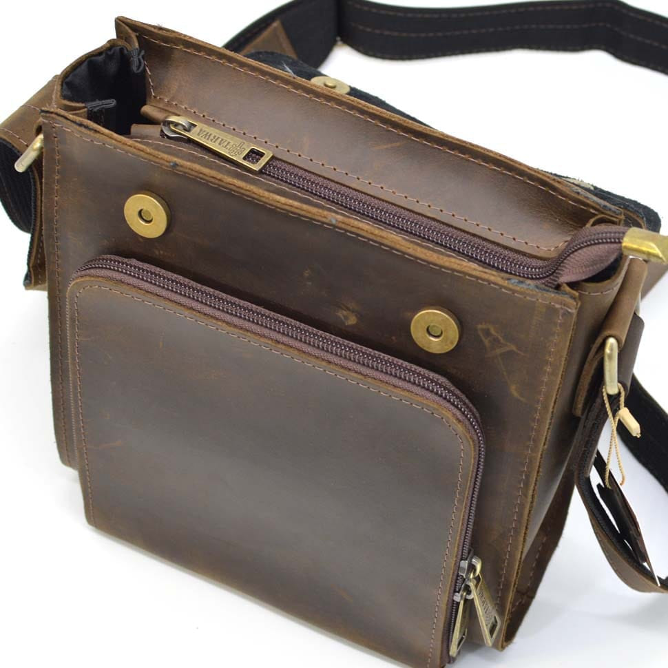 Чоловічі шкіряні сумки через плече RC-30272-3md TARWA