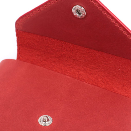 Жіночий гаманець із матової натуральної шкіри GRANDE PELLE 16804 Червоний