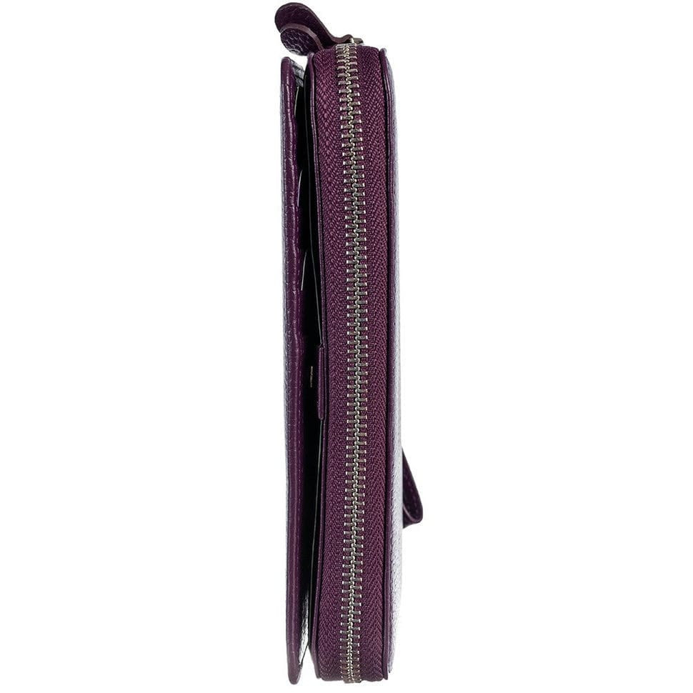 Гаманець жіночий шкіряний CANPEL 711-95 фіолетовий флотар