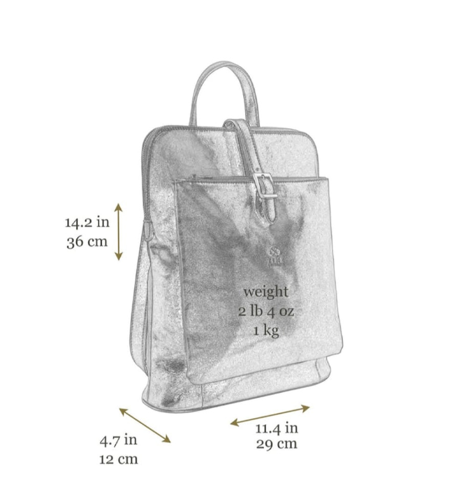 Жіночий шкіряний рюкзак-трансформер через плече - Emma - Чорний колір - Time Resistance 5232401