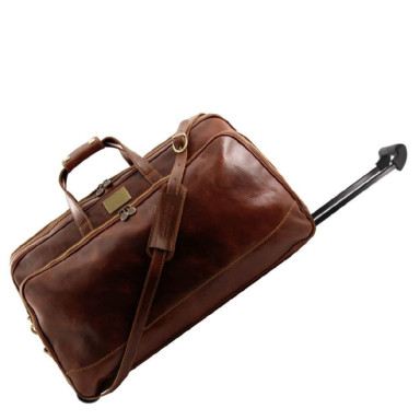 Шкіряна дорожня сумка на колесах - Великий розмір Tuscany Leather Bora Bora TL3067