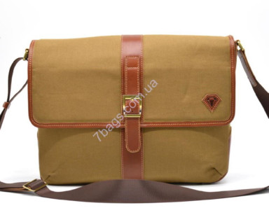 Men's bag fabric + leather TC-DC194-C Black Diamond