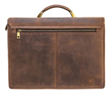 Men's leather briefcase Black Diamond BD50v2Ccrh
