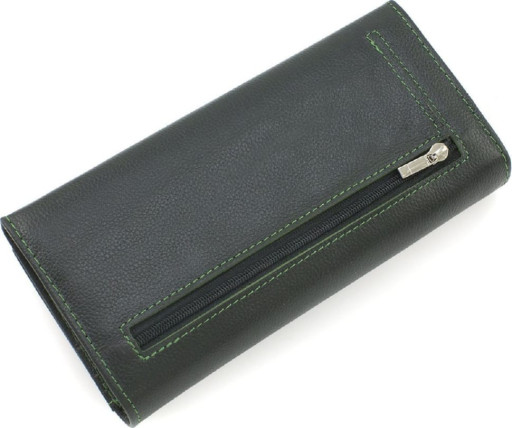 Зелений жіночий гаманець із натуральної фактурної шкіри Marco Coverna MA501-1 Green