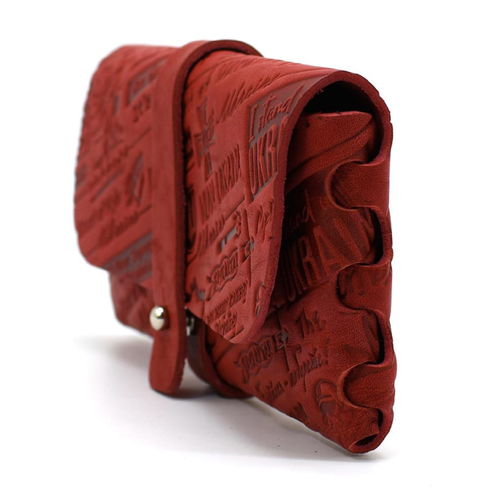 Чохол для окулярів шкіряний LIMARY lim-RR214 червоний