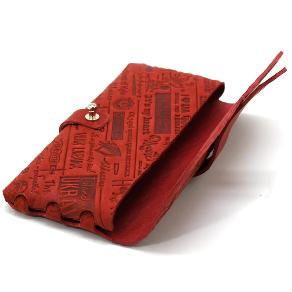 Чохол для окулярів шкіряний LIMARY lim-RR214 червоний