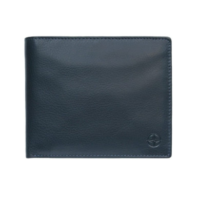 Leather wallet Cortina 5068 navy blue