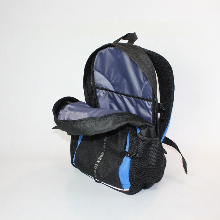 Міський спортивний рюкзак Tamix чорний із синім від MAD | born to win™