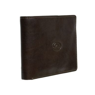 Leather wallet Italico 3620 moro brown