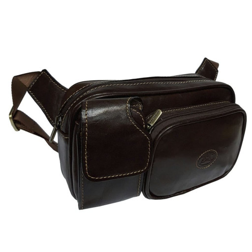 Сумка шкіряна Italico 8606 moro коричневий