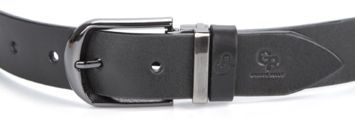 Ремінь чоловічий GRANDE PELLE 00870 шкіряний Чорний