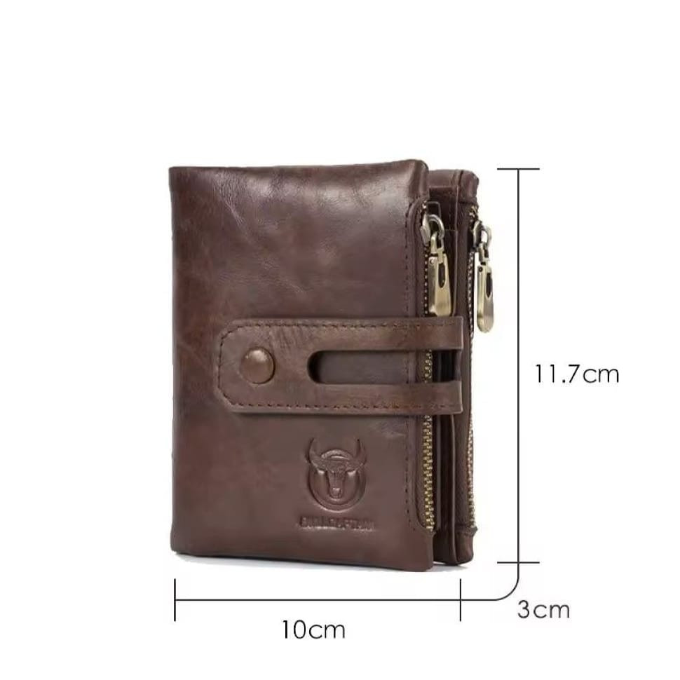 Чоловічий гаманець розкладний на кнопці TB021C Bull коричневий