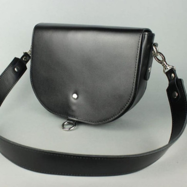 Женская кожаная сумка Ruby L черная