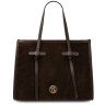 Frame Suede leather shoulder bag