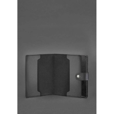 Leather cover-purse for an officer's ID 11.0 Black