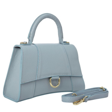 Кожаная женская сумка Virginia Conti Italy - Art03411blue