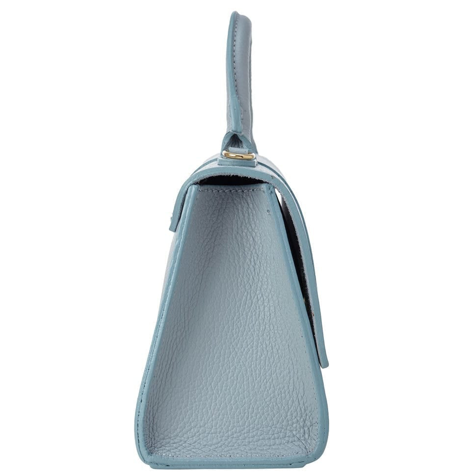 Virginia Conti Italy leather bag for women - Art03411blue