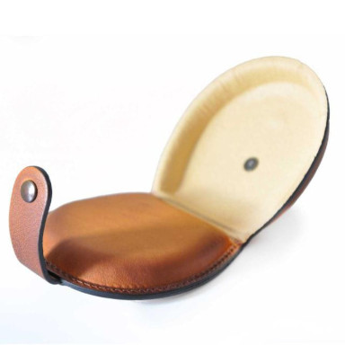 Pratesi BCO060 - Coin Holder B060 in cow leather Bruce Cognac