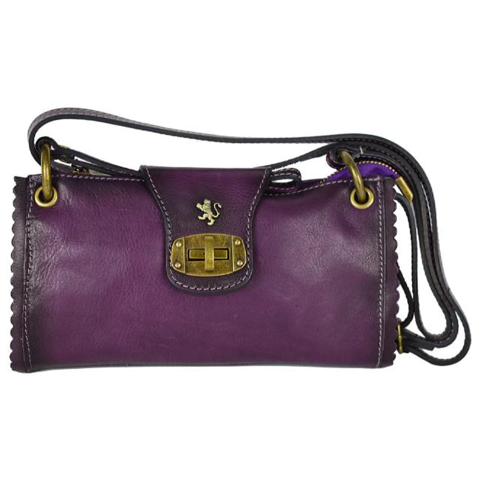 Pratesi BVI336 - Woman Bag Pontremoli in cow leather Bruce Violet