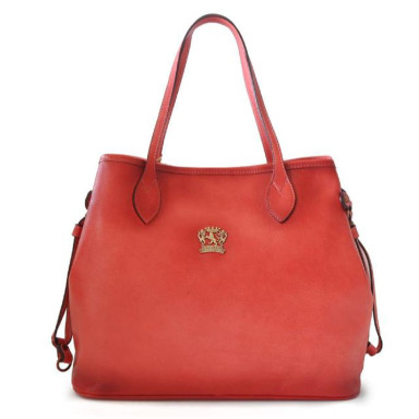 Pratesi BRO471 - Vetulonia Shoulder Bag in cowhide leather Bruce Pink