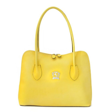 Pratesi BYE463 - Shoulder Bag Talla in cow leather Bruce Yellow
