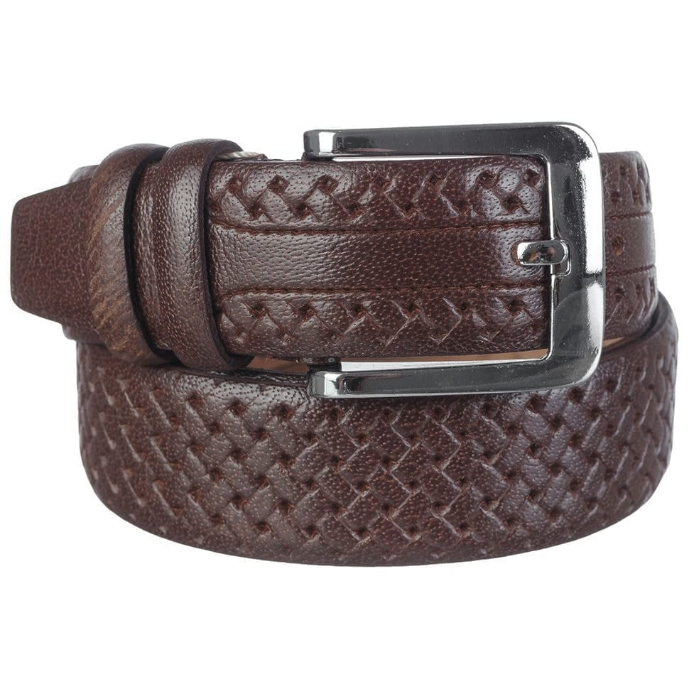 Шкіряний ремень YSK класичний 1071-4 рудий