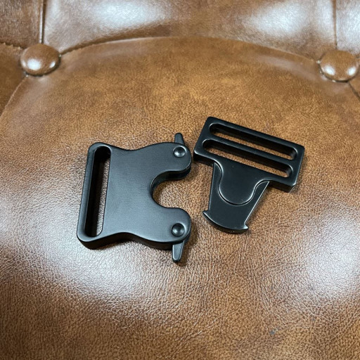 Фастекс металевий, застібка на 30мм стропу, чорний мат.