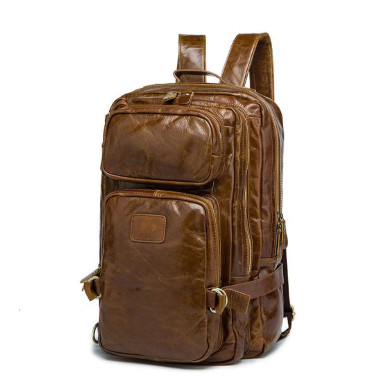 Men's backpack in vintage leather B10-8856 Joynee