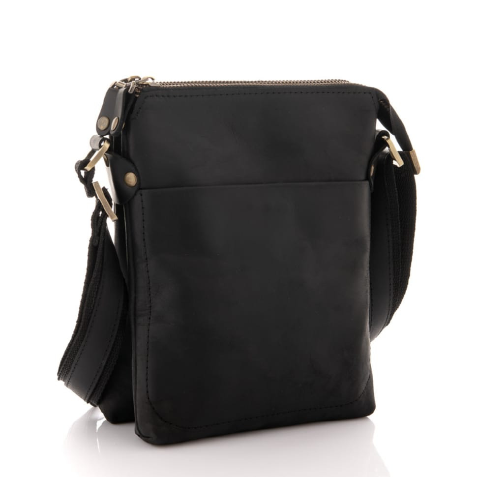 Функціональна чоловіча сумка через плече з трьома відділеннями Newery N3990KA