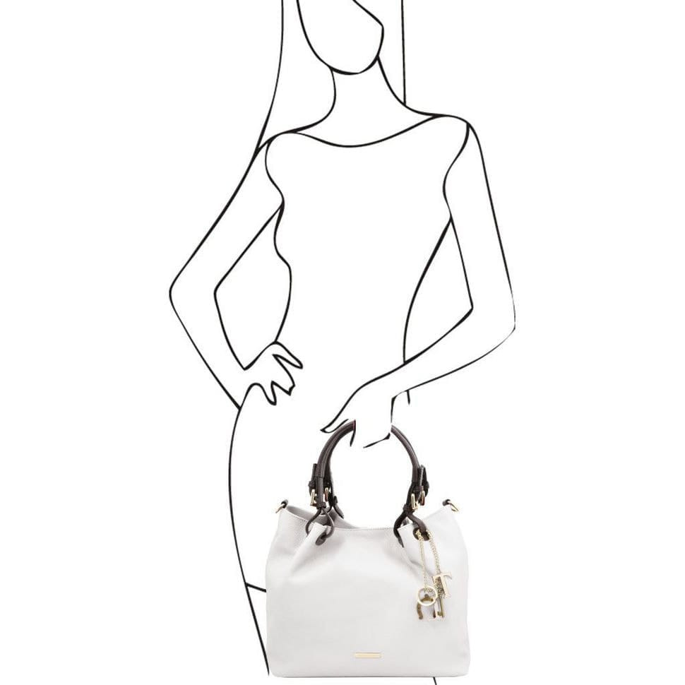 TL KeyLuck сумка шоппер из натуральной кожи Tuscany TL141940