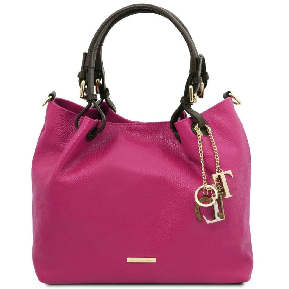 TL KeyLuck сумка шоппер из натуральной кожи Tuscany TL141940