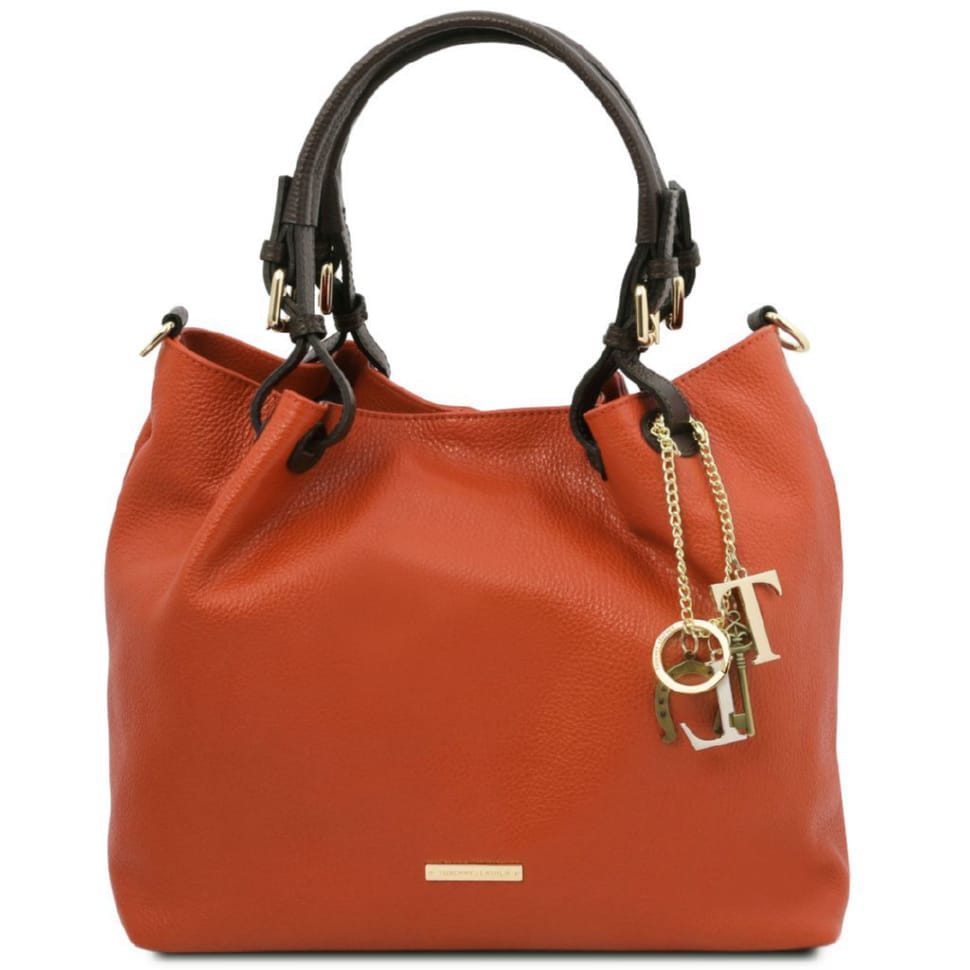 TL KeyLuck сумка шоппер из натуральной кожи Tuscany TL141940