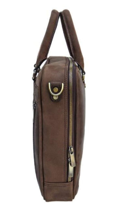 Men's leather briefcase Black Diamond BD2Ccrh