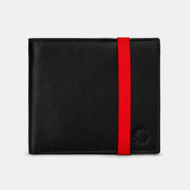 Mens wallet Yoshi Y2039E Elastic Black