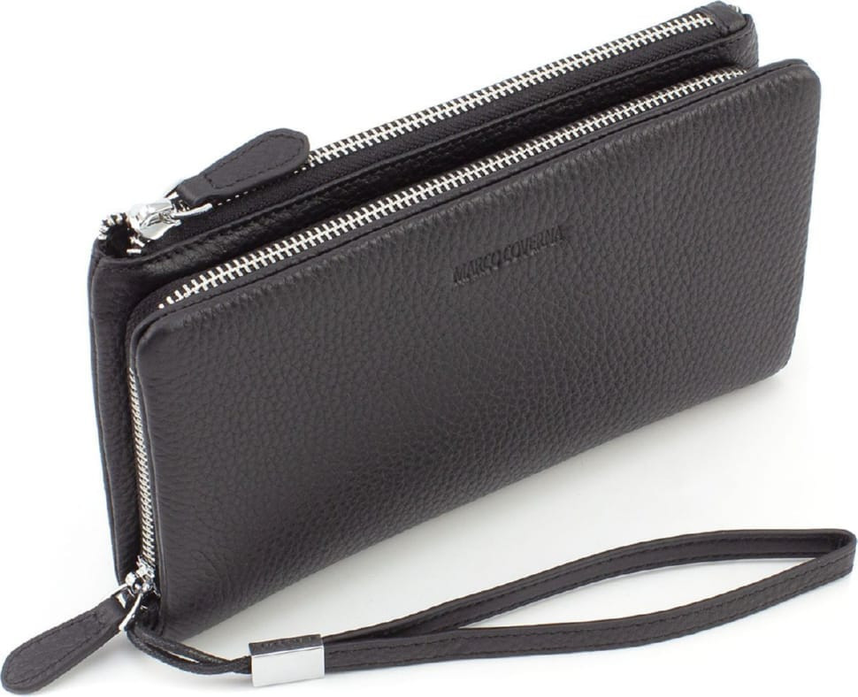 Soft leather clutch with phone compartment Marco Coverna 8508-3