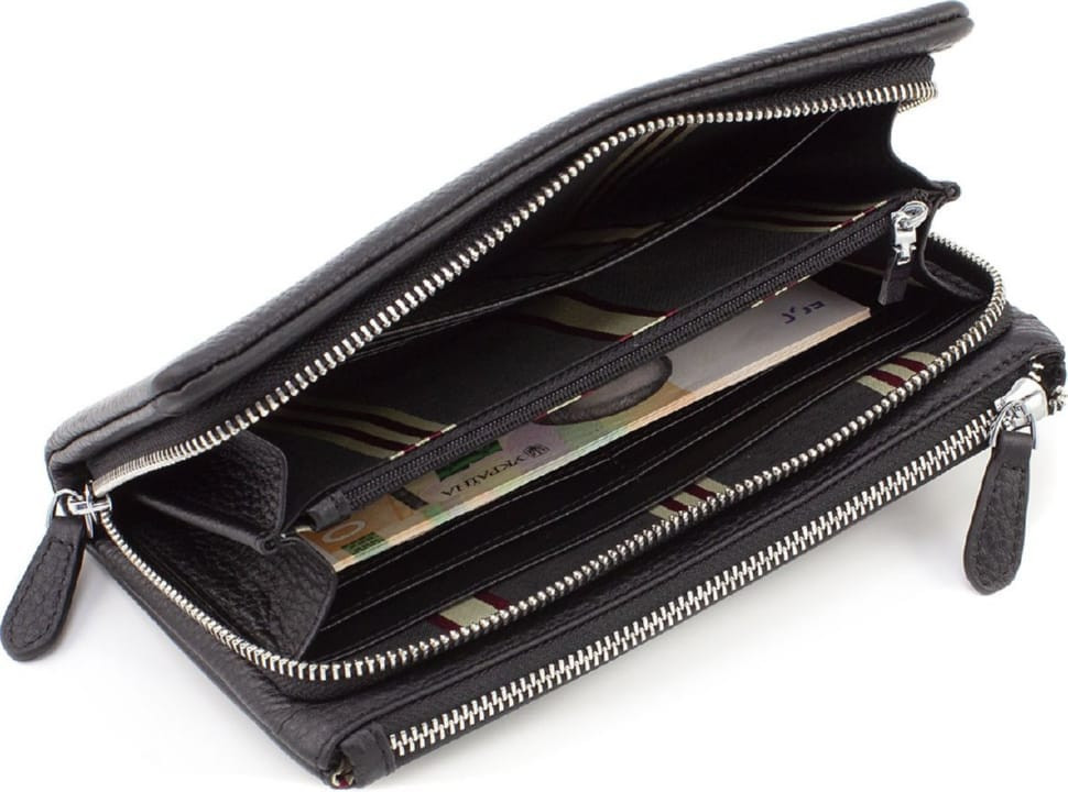 Soft leather clutch with phone compartment Marco Coverna 8508-3