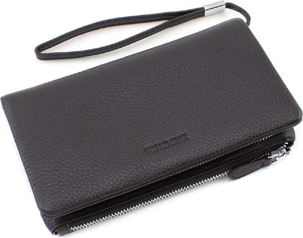 Soft leather clutch with phone compartment Marco Coverna 8508-3