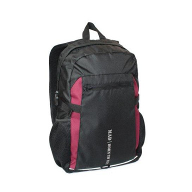 Tamix Urban Sports Backpack Black & Burgundy by MAD | born to win™
