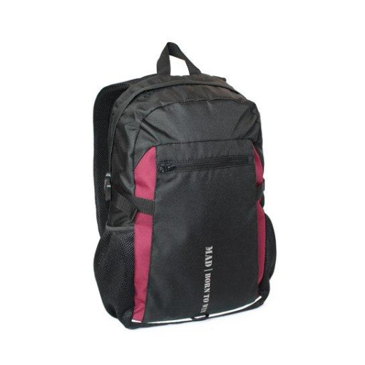 Міський спортивний рюкзак Tamix чорний із бордовим від MAD | born to win™