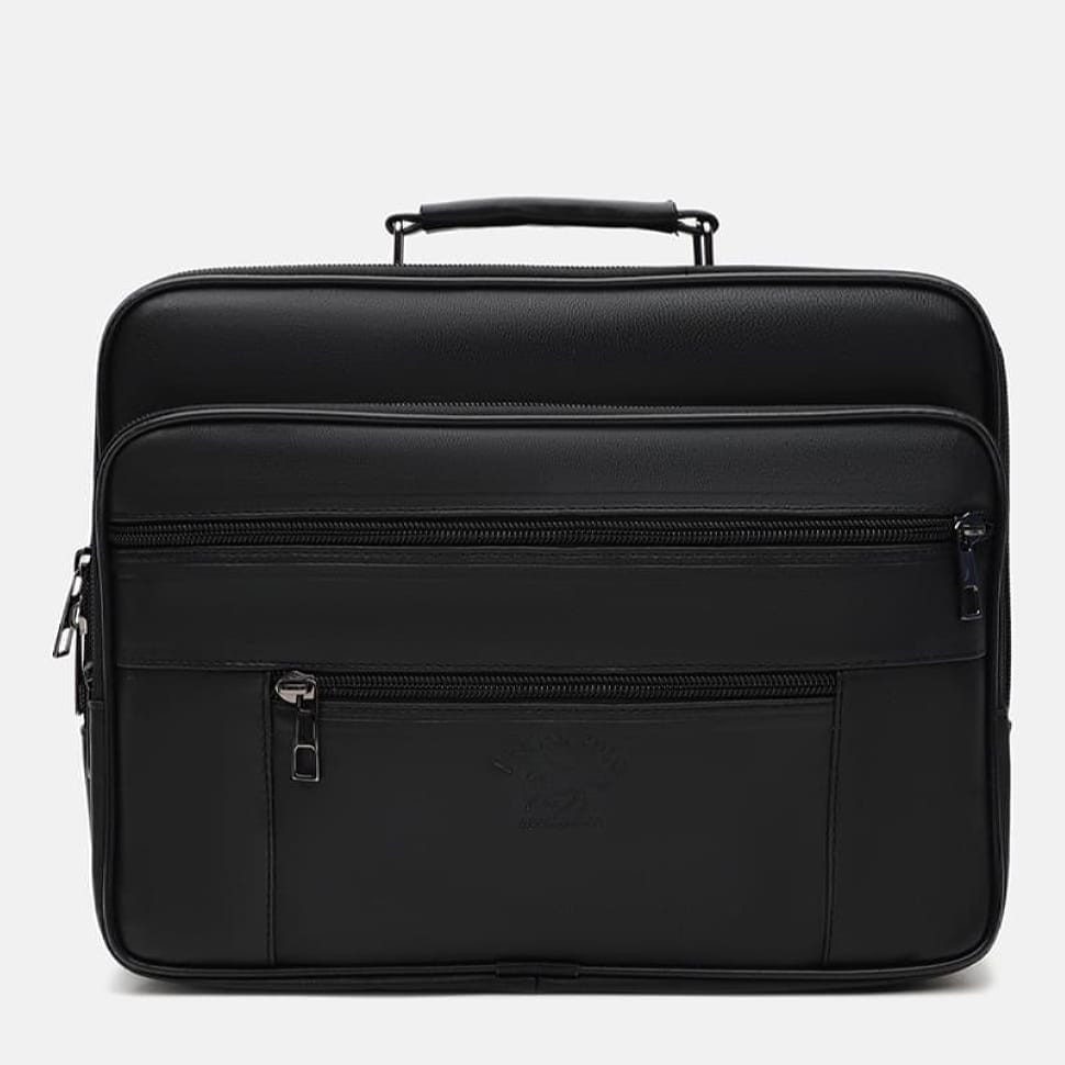 Чоловіча шкіряна сумка Ricco Grande T14Y.BATTAL-black