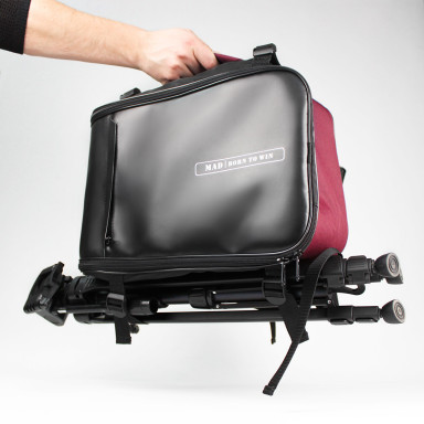 U-TRAVEL Travel Backpack Burgundy by MAD | born to win™