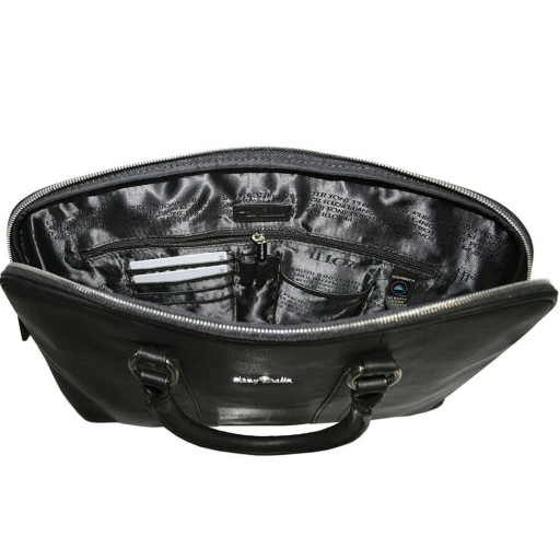 Сумка шкіряна Contatto 9574-40 чорний