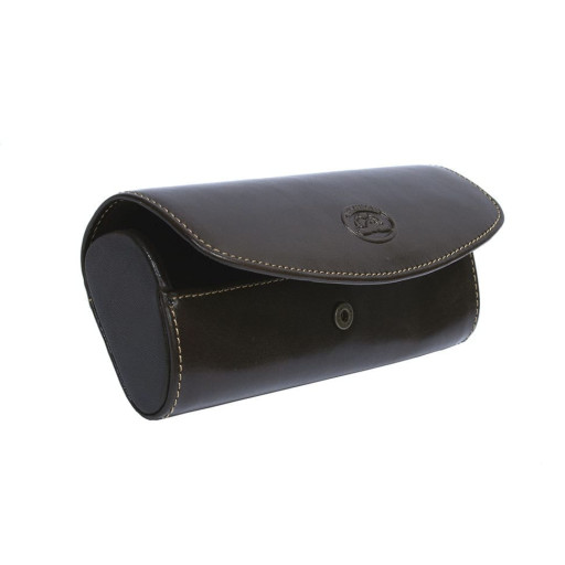Футляр для окулярів шкіряний Italico 1290 moro коричневий