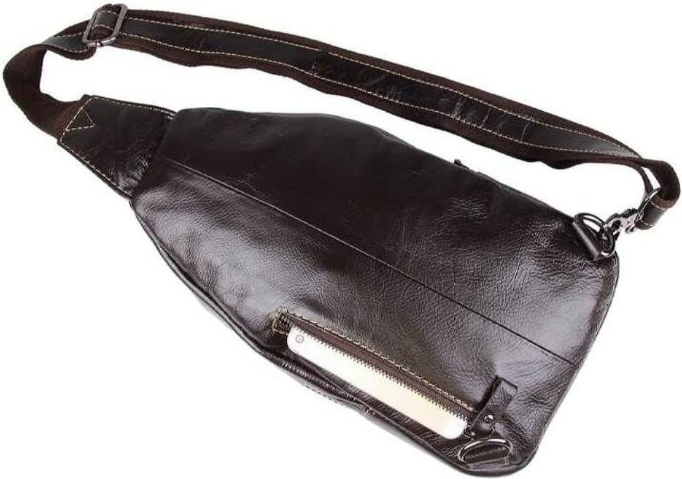 Men's bag Vintage 14559 made of genuine leather Brown